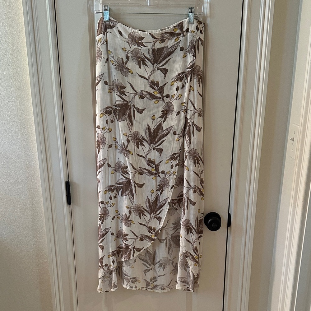 Express Floral Maxi Skirt